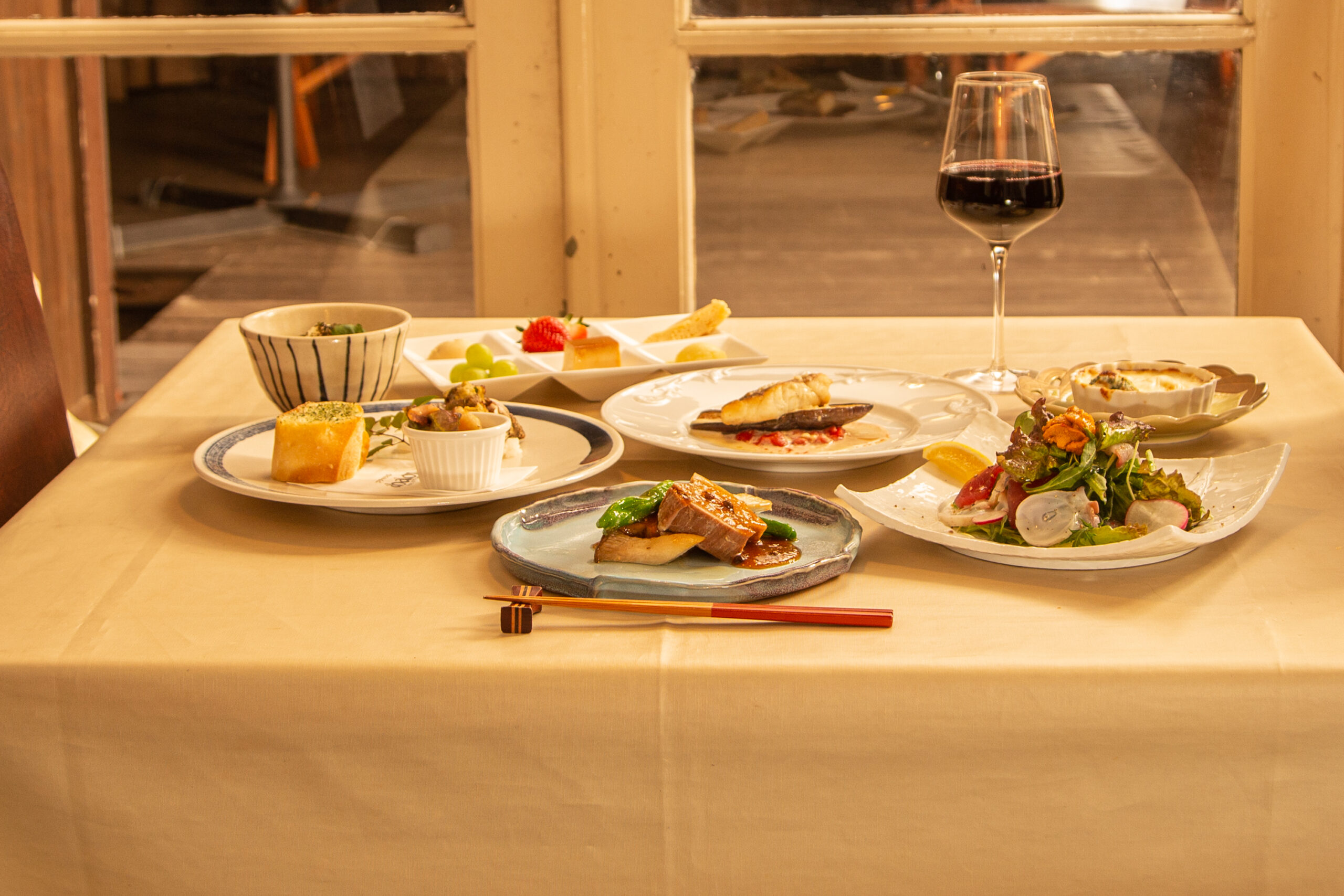 お箸で頂ける洋風懐石コース プラン